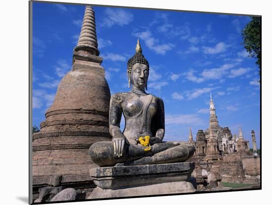 Wat Mahathat, Sukhothai, Unesco World Heritage Site, Thailand, Southeast Asia-Christopher Rennie-Mounted Photographic Print