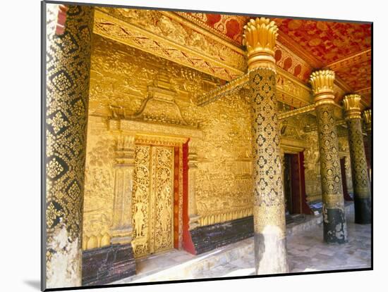 Wat Mai Suwannaphumaham, Luang Prabang, Unesco World Heritage Site, Laos-Jane Sweeney-Mounted Photographic Print