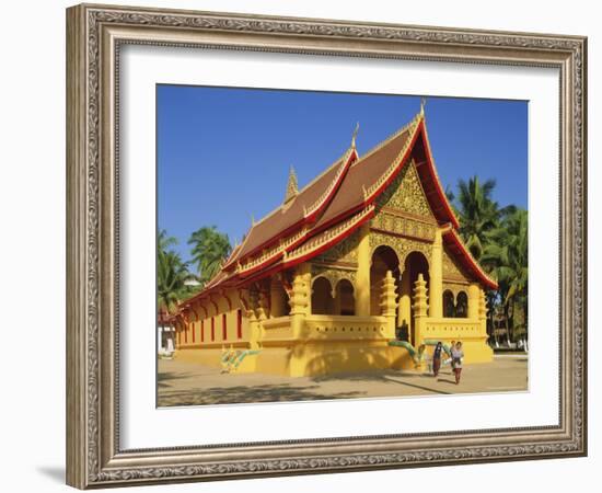 Wat Ong Teu, Vientiane, Laos-G Richardson-Framed Photographic Print