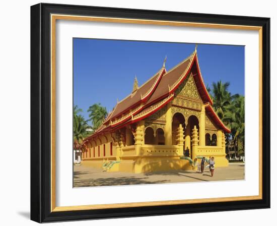 Wat Ong Teu, Vientiane, Laos-G Richardson-Framed Photographic Print