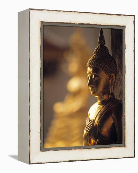 Wat Phra Doi Suthep, Doi Suthep, Thailand-Walter Bibikow-Framed Premier Image Canvas