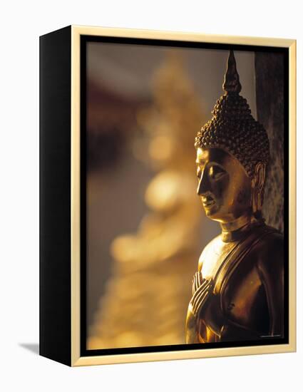 Wat Phra Doi Suthep, Doi Suthep, Thailand-Walter Bibikow-Framed Premier Image Canvas