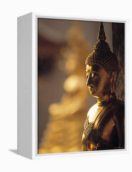 Wat Phra Doi Suthep, Doi Suthep, Thailand-Walter Bibikow-Framed Premier Image Canvas