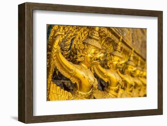 Wat Phra Kaew (Temple of the Emerald Buddha), Bangkok, Thailand-Jon Arnold-Framed Photographic Print