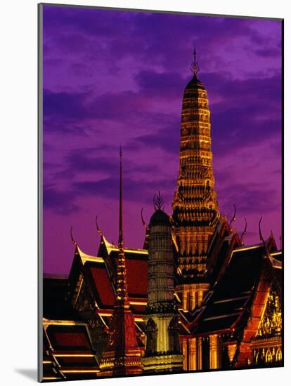 Wat Phra Keo at Dusk, Bangkok, Thailand-Richard I'Anson-Mounted Photographic Print