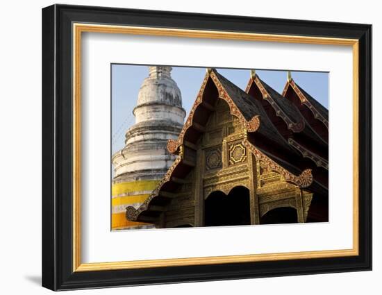 Wat Phra Singh, Chiang Mai, Thailand, South East Asia-Peter Adams-Framed Photographic Print