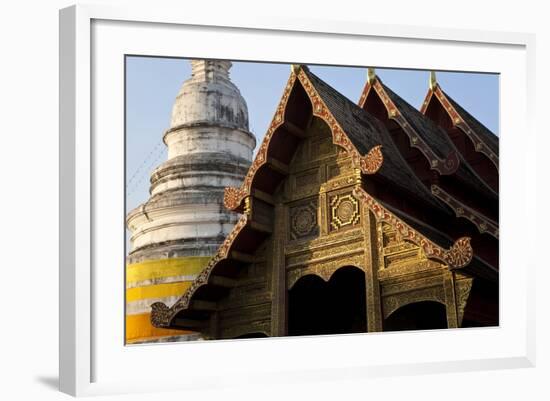 Wat Phra Singh, Chiang Mai, Thailand, South East Asia-Peter Adams-Framed Photographic Print