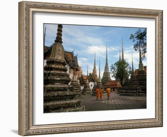 Wat Po, Temple of the Reclining Buddha, Thailand-Carl Mydans-Framed Photographic Print