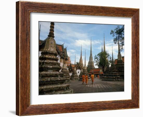 Wat Po, Temple of the Reclining Buddha, Thailand-Carl Mydans-Framed Photographic Print