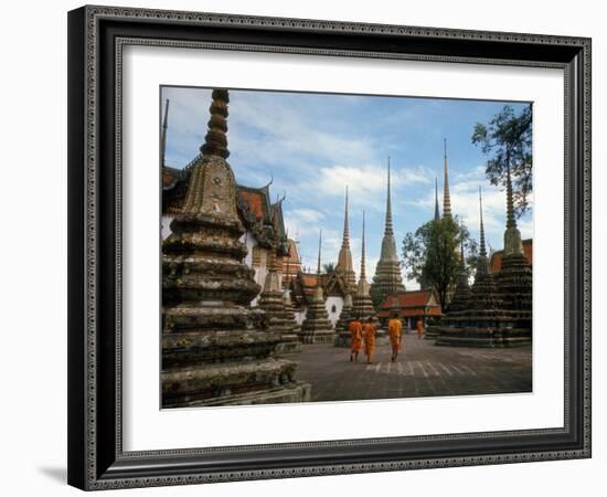 Wat Po, Temple of the Reclining Buddha, Thailand-Carl Mydans-Framed Photographic Print