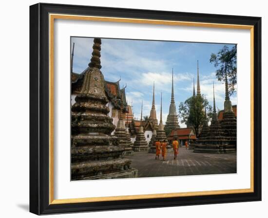 Wat Po, Temple of the Reclining Buddha, Thailand-Carl Mydans-Framed Photographic Print