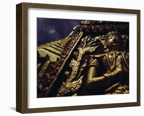 Wat Pra That, Chiang Mai, Chiang Mai Province, Thailand, Asia-John Henry Claude Wilson-Framed Photographic Print