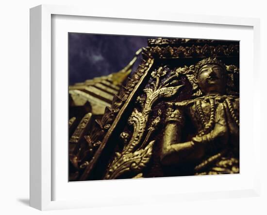 Wat Pra That, Chiang Mai, Chiang Mai Province, Thailand, Asia-John Henry Claude Wilson-Framed Photographic Print