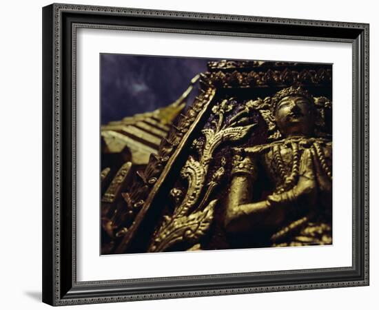 Wat Pra That, Chiang Mai, Chiang Mai Province, Thailand, Asia-John Henry Claude Wilson-Framed Photographic Print