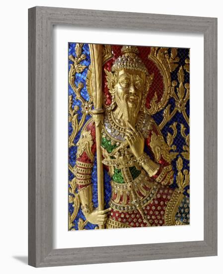 Wat Ratchabophit, Bangkok, Thailand, Southeast Asia-De Mann Jean-Pierre-Framed Photographic Print