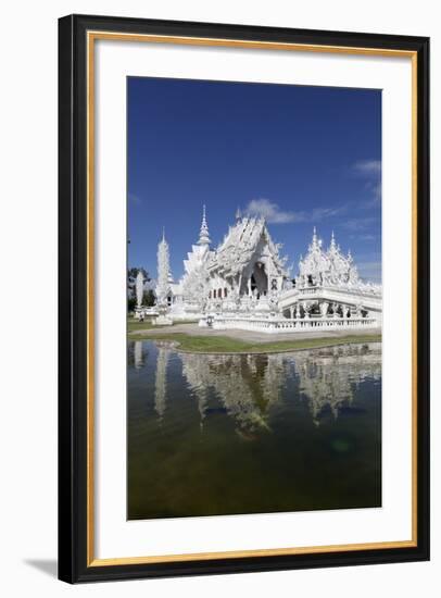 Wat Rong Khun (White Temple), Chiang Rai, Northern Thailand, Thailand, Southeast Asia, Asia-Stuart Black-Framed Photographic Print