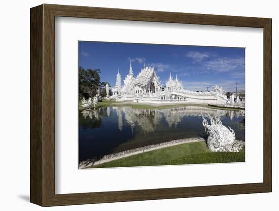 Wat Rong Khun (White Temple), Chiang Rai, Northern Thailand, Thailand, Southeast Asia, Asia-Stuart Black-Framed Photographic Print