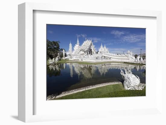 Wat Rong Khun (White Temple), Chiang Rai, Northern Thailand, Thailand, Southeast Asia, Asia-Stuart Black-Framed Photographic Print