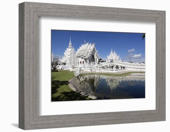 Wat Rong Khun (White Temple), Chiang Rai, Northern Thailand, Thailand, Southeast Asia, Asia-Stuart Black-Framed Photographic Print