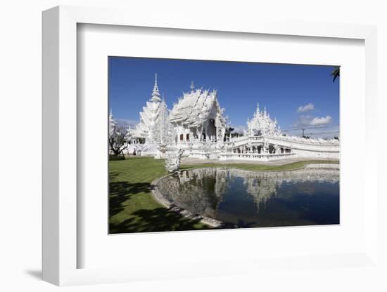 Wat Rong Khun (White Temple), Chiang Rai, Northern Thailand, Thailand, Southeast Asia, Asia-Stuart Black-Framed Photographic Print