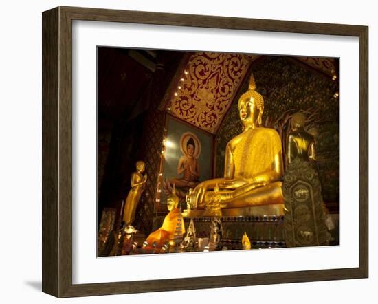 Wat Suan Dok, Chiang Mai, Chiang Mai Province, Thailand, Southeast Asia, Asia-Michael Snell-Framed Photographic Print