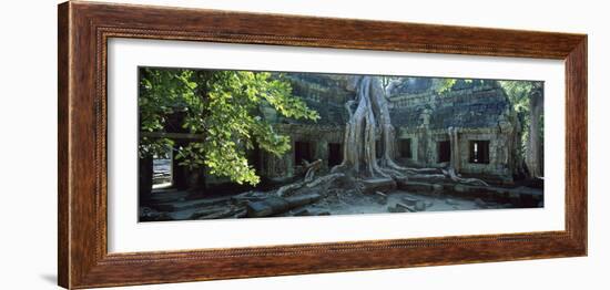 Wat Temple Complex of Ta-Prohm Cambodia-null-Framed Photographic Print