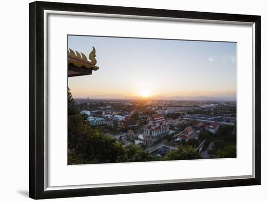 Wat Thammikaram Worawihan Temple, Prachuap Kiri Khan, Thailand, Southeast Asia, Asia-Christian Kober-Framed Photographic Print