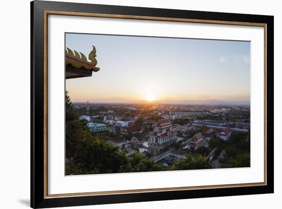 Wat Thammikaram Worawihan Temple, Prachuap Kiri Khan, Thailand, Southeast Asia, Asia-Christian Kober-Framed Photographic Print