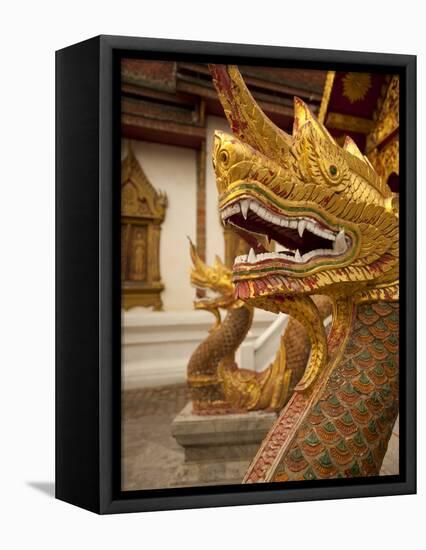 Wat Tung Yu, Chiang Mai, Chiang Mai Province, Thailand, Southeast Asia, Asia-Michael Snell-Framed Premier Image Canvas