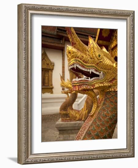 Wat Tung Yu, Chiang Mai, Chiang Mai Province, Thailand, Southeast Asia, Asia-Michael Snell-Framed Photographic Print