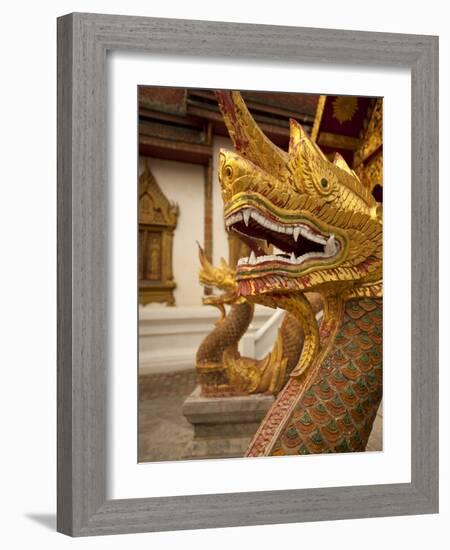 Wat Tung Yu, Chiang Mai, Chiang Mai Province, Thailand, Southeast Asia, Asia-Michael Snell-Framed Photographic Print