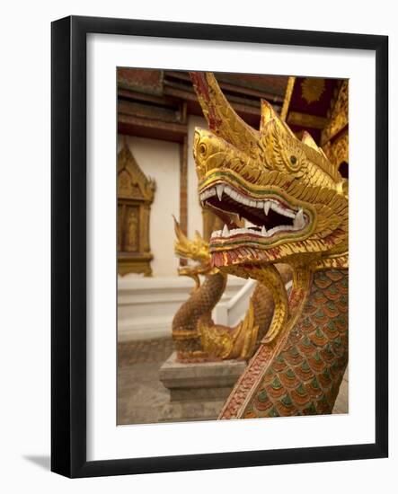 Wat Tung Yu, Chiang Mai, Chiang Mai Province, Thailand, Southeast Asia, Asia-Michael Snell-Framed Photographic Print