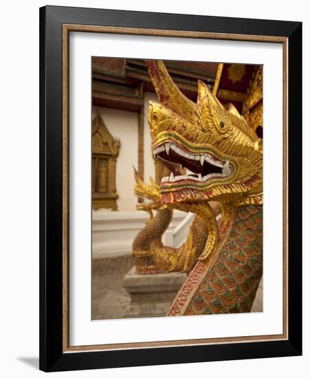 Wat Tung Yu, Chiang Mai, Chiang Mai Province, Thailand, Southeast Asia, Asia-Michael Snell-Framed Photographic Print