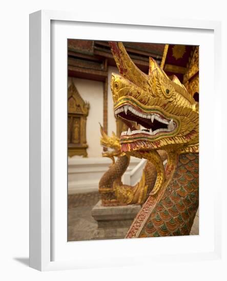 Wat Tung Yu, Chiang Mai, Chiang Mai Province, Thailand, Southeast Asia, Asia-Michael Snell-Framed Photographic Print