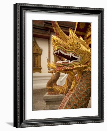 Wat Tung Yu, Chiang Mai, Chiang Mai Province, Thailand, Southeast Asia, Asia-Michael Snell-Framed Photographic Print