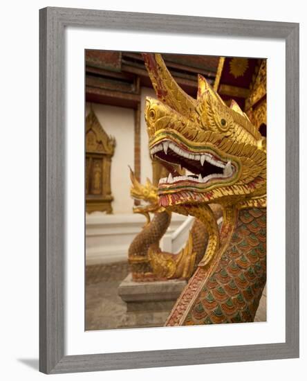 Wat Tung Yu, Chiang Mai, Chiang Mai Province, Thailand, Southeast Asia, Asia-Michael Snell-Framed Photographic Print