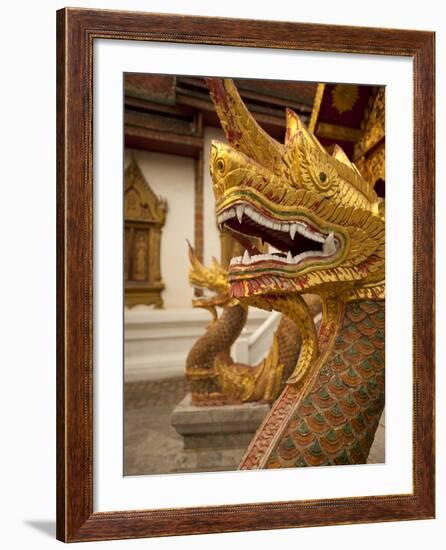 Wat Tung Yu, Chiang Mai, Chiang Mai Province, Thailand, Southeast Asia, Asia-Michael Snell-Framed Photographic Print