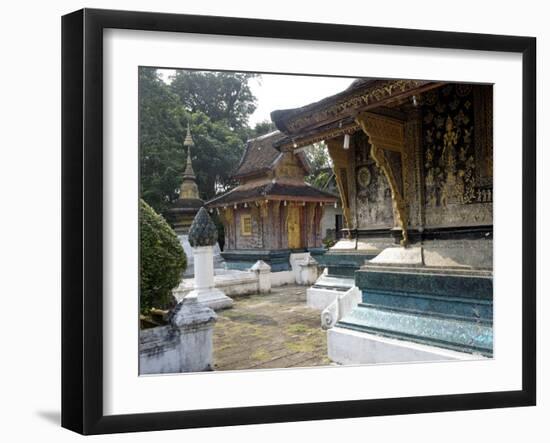 Wat Xieng Thong, Luang Prabang, UNESCO World Heritage Site, Laos, Indochina, Southeast Asia-De Mann Jean-Pierre-Framed Photographic Print