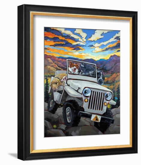 Watch For Falling Rocks-CR Townsend-Framed Art Print