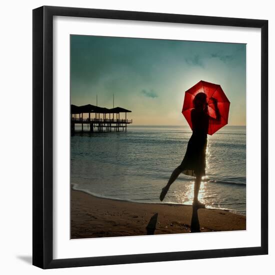 Watch Her Disappear-Ambra-Framed Photographic Print