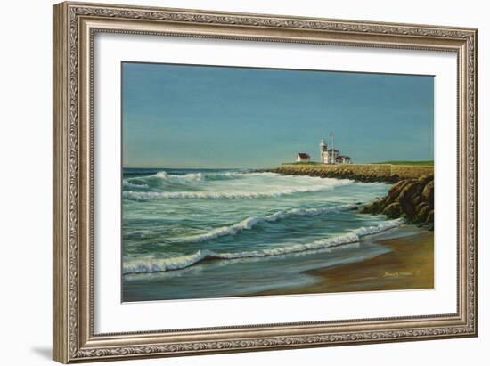 Watch Hill Light-Bruce Dumas-Framed Giclee Print