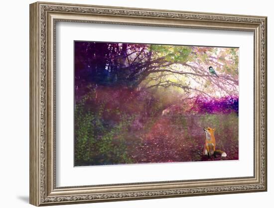 Watch the bird 3-Claire Westwood-Framed Art Print