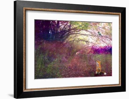 Watch the bird 3-Claire Westwood-Framed Art Print