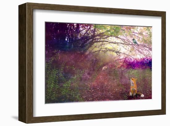 Watch the bird 3-Claire Westwood-Framed Art Print