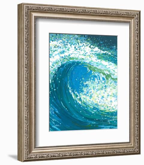 Watch the Wave-Margaret Juul-Framed Art Print