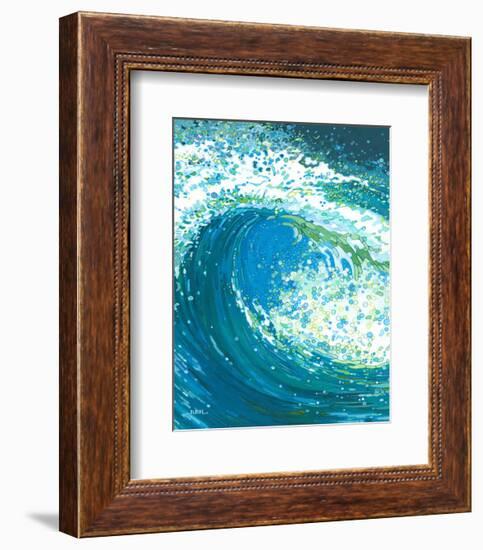 Watch the Wave-Margaret Juul-Framed Art Print