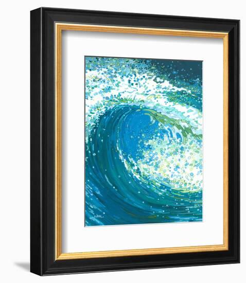 Watch the Wave-Margaret Juul-Framed Art Print