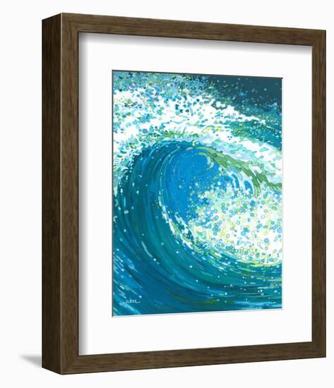 Watch the Wave-Margaret Juul-Framed Art Print