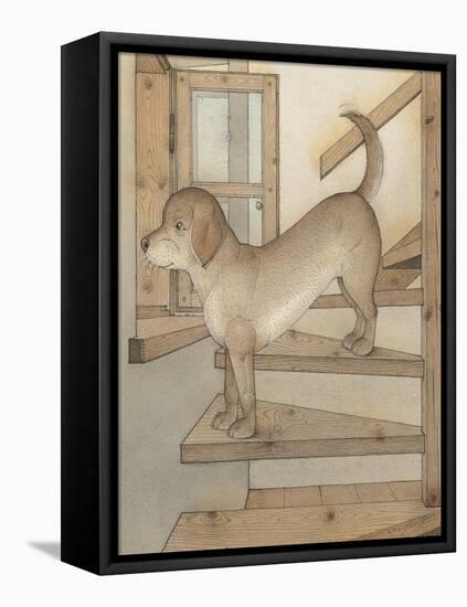 Watchdog, 2003-Kestutis Kasparavicius-Framed Premier Image Canvas