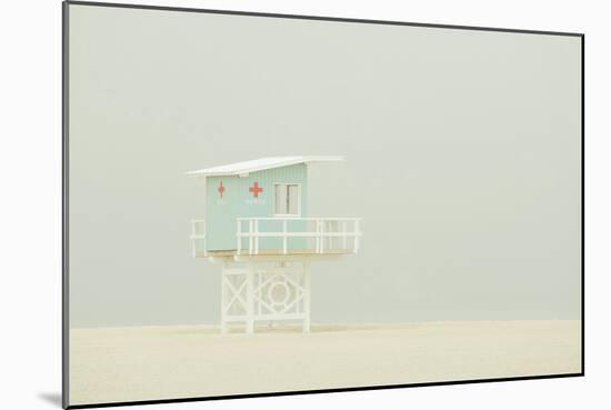 Watchful Beach-Carina Okula-Mounted Giclee Print